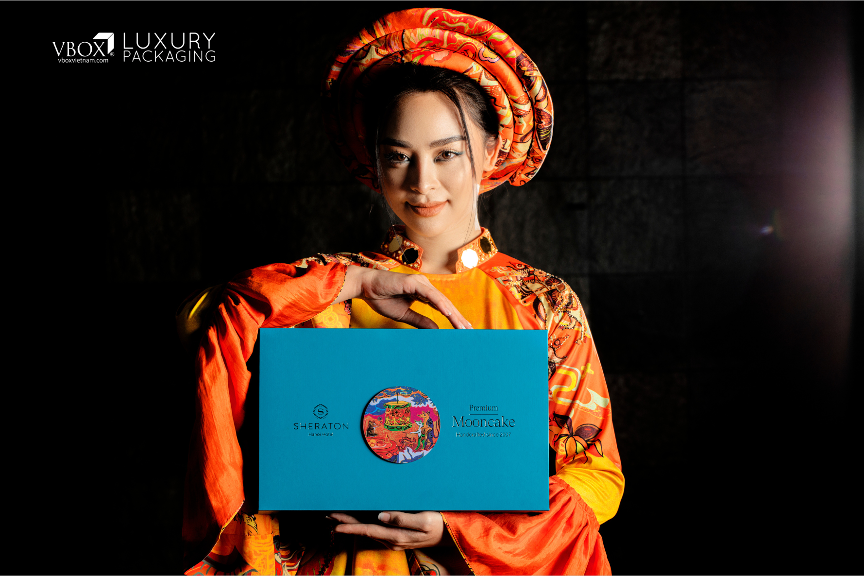 Hộp quà do Vbox sản xuất và thiết kế