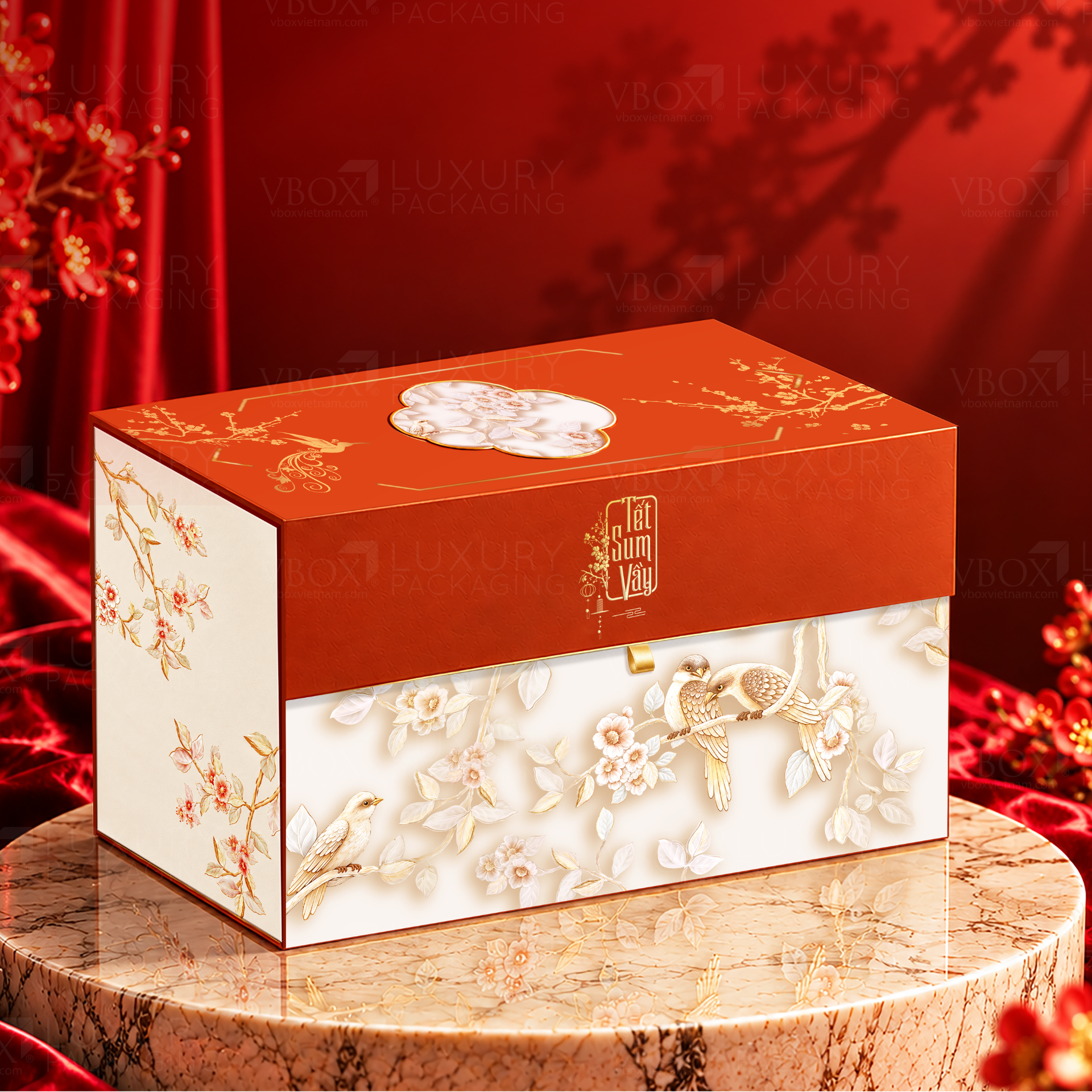 Hộp quà tết VIP - Xuân Phú Quý - VGV100-VIP-XPQ