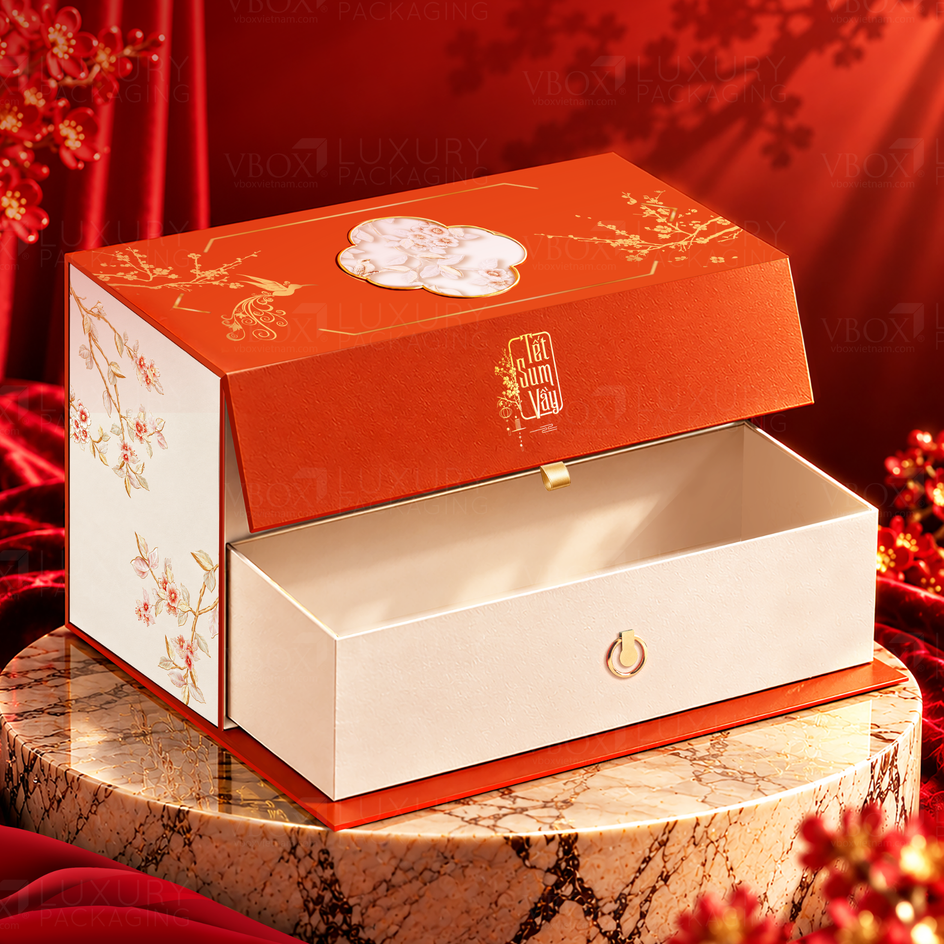 Hộp quà tết VIP - Xuân Phú Quý - VGV100-VIP-XPQ